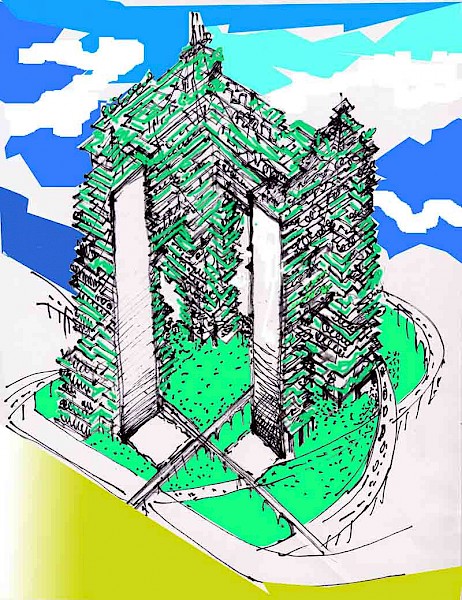 Mark Khidekel, Architectural Design for the World Trade Center Competition