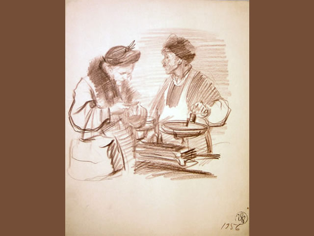 Georgy Fitingof, At the Market